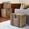 Household Essentials Antiqued Decorative Trunk (Medium)